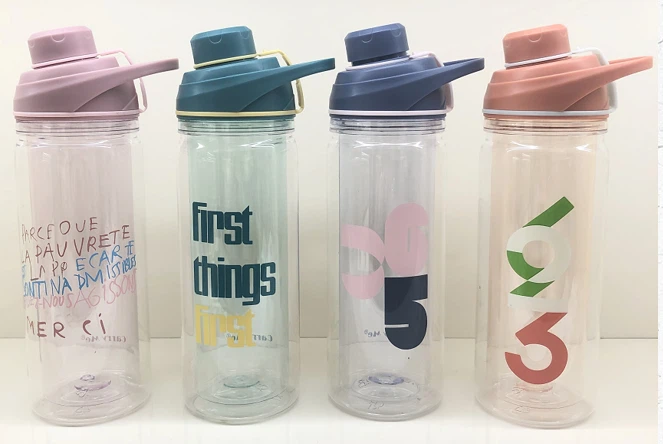 Leak Proof BPA Free Water Bottle With Screw Top Lid